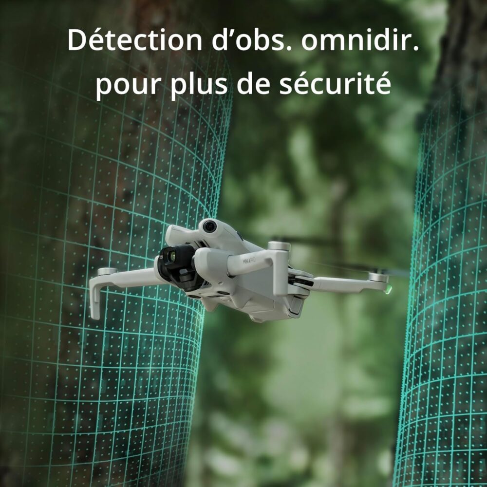 Drone pliable DJI Mini 4K Fly More Combo – Blanc – Autonomie 31 min – Portée +1000 m – Image 5