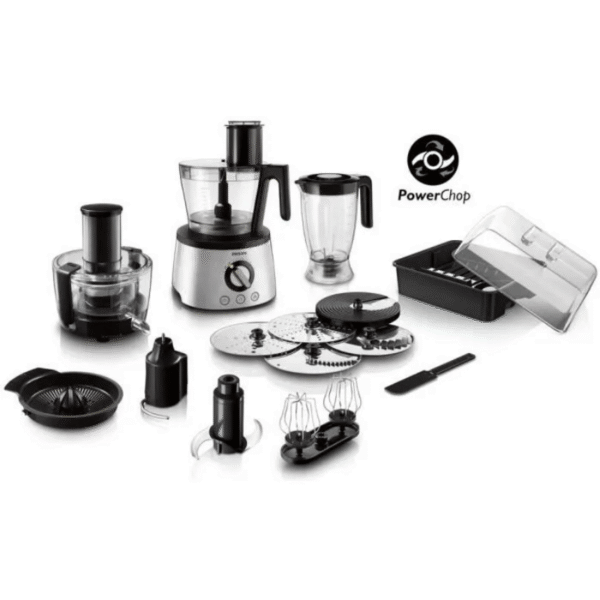 Robot de cuisine 6-en-1 – PHILIPS – HR7778/00 – 1300 W – 3,4 L – Inox
