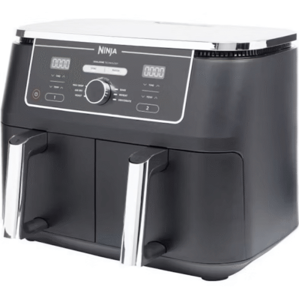 Friteuse Electrique sans huile Dual Zone Foodi Max - AF400EU - 2470W - 9,5L - 2 tiroirs de cuisson - 6 modes de cuisson prédéfinis usage non-intens