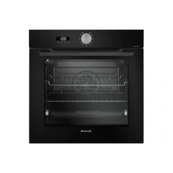 Four encastrable Brandt BOP7536B - Four - encastrable - niche - largeur : 56 cm - profondeur : 55 cm - hauteur : 58.5 cm - avec système auto-nettoyant - classe A+ - noir